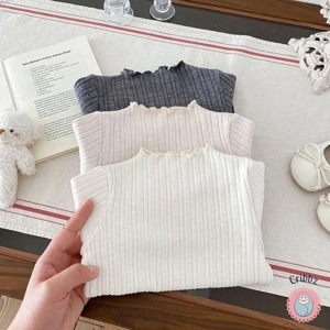 Soft Solid Color Baby Long Sleeve Shirt