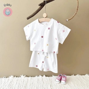 Casual Summer Baby Girls Clothing Set