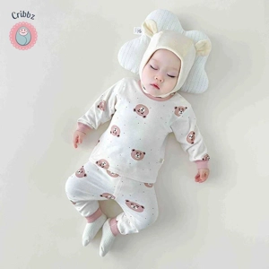 MILANCEL Cartoon Printed Baby Pajamas Set