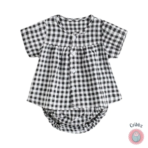 Cotton Baby Girls Summer Clothing Set