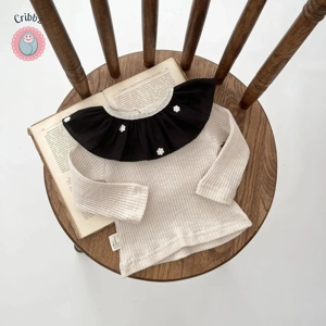 Spring Baby Lace Patchwork Trousers