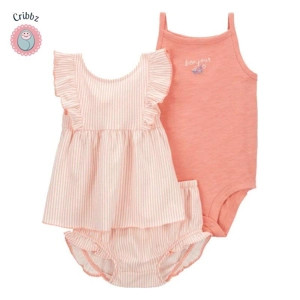Newborn Summer Girls Clothing Set