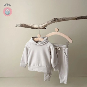 Spring Cotton Hooded Kids Set
