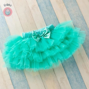 Rainbow Tulle Tutu Bloomers for Baby Girls