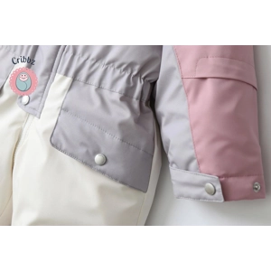 Warm Hooded Ski Jumpsuit for Children