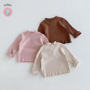 Cute Autumn Knit Undershirt for Kids