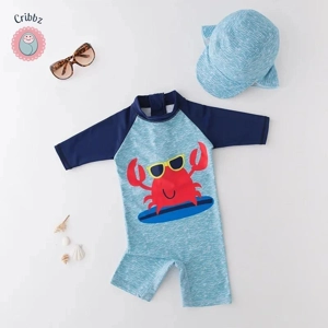 Infant Toddler Sunscreen Swimwear Set