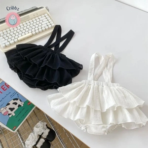 New Spring Girls Layered Ruffle Skirt