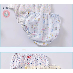 Cute Baby Cotton Training Pants Set