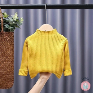 Childrens Half Turtleneck Knit Pullover