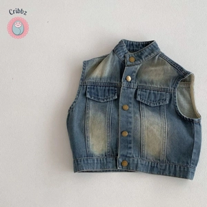 Korean Style Denim Vest for Kids