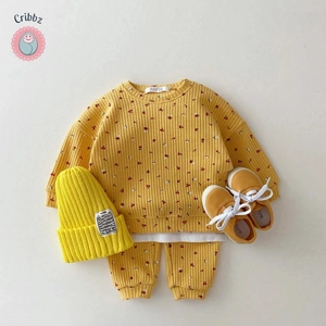 Cherry Print Baby Outfit Set