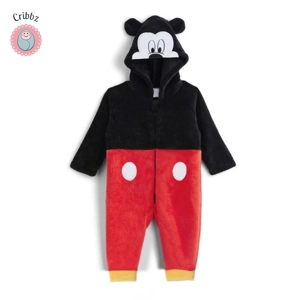 Baby Fleece Animal Romper Jumpsuit