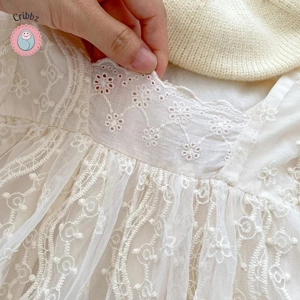 Lace Princess Bodysuit Dress for Infants