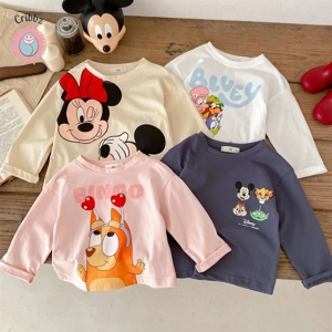 Disney Cartoon Long-Sleeved Kids T-Shirt