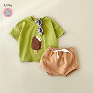 Newborn Summer Ice Cream Clothing Set