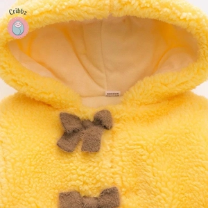 Cute Winter Bear Fleece Coat for Kids