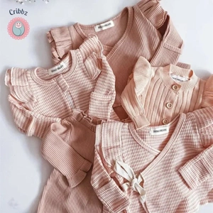 Soft Knitted Pajama Set for Newborns