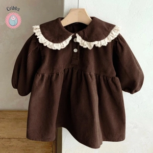 Cribbz Spring Toddler Corduroy Girl Dress