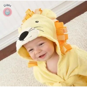 Cute Cotton Infant Bathrobe for Babies