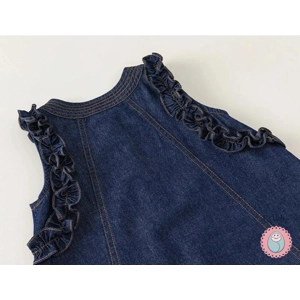 Sweet Denim Tank Dress for Girls