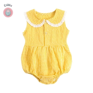 Cute Floral Summer Bodysuits for Baby Girls