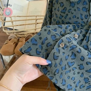 Autumn Boys Long Sleeve Leopard Shirt