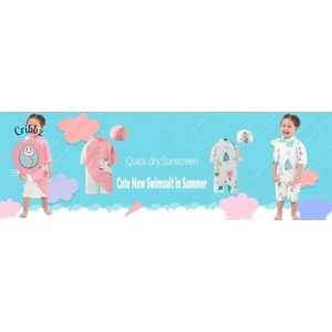 Infant Toddler Sunscreen Swimwear Set