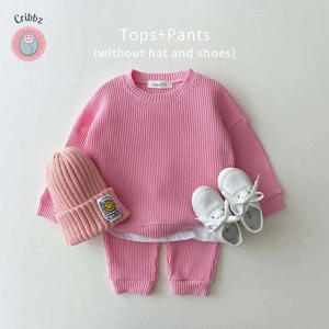 Waffle Cotton Baby Boy Outfit