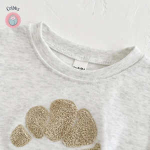 Cartoon Embroidery Toddler Tracksuit Set