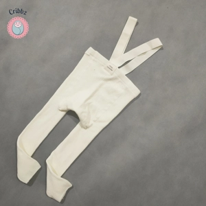 High Waist Baby Suspenders Cropped Leggings