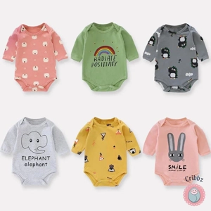 Cotton Newborn Long Sleeve Romper