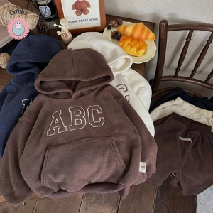 Winter Teddy Fleece Tracksuit for Kids