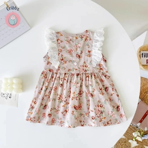 Summer Lace Flower Dress for Baby Girls