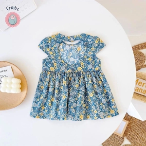 Cute Floral Summer Dress for Little Girls