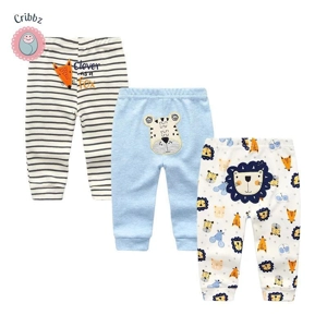 Cute Cartoon Thick Pants for Infants