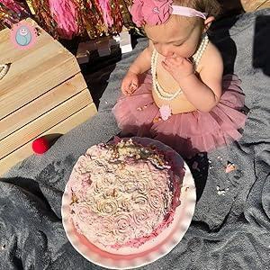 Baby Girls Rainbow Tulle Tutu Set