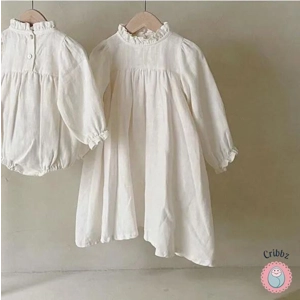 Cribbz Adorable A-Line Cotton Dress for Girls