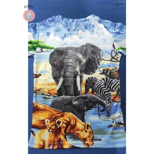 Dinosaur Print Summer T-Shirts for Kids