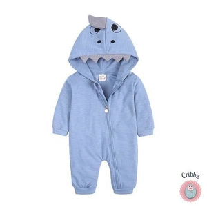 Newborn Bear Hoodie Jumpsuit Outfit