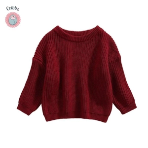 Knitted Long Sleeve Baby Sweater