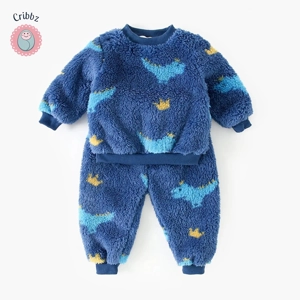 Warm Fleece Baby Outfit Set