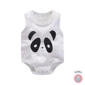 Summer Cotton Cartoon Bodysuit for Babies