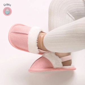 Cute Fluffy Baby Slippers for Toddlers