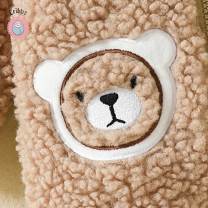 Cute Teddy Hoodie Jumpsuit for Babies