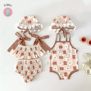 Baby Girls Floral Swimwear Set
