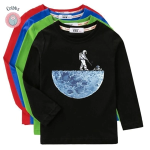 {Boys Astronaut Long Sleeve T-Shirt