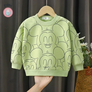 Disney Mickey Long Sleeve Pullover Sweatshirt
