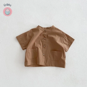 Casual Boys Short Sleeve Clothing Set