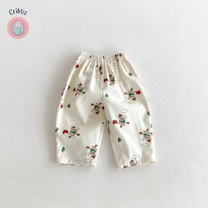 Cute Cartoon Harem Pants for Kids